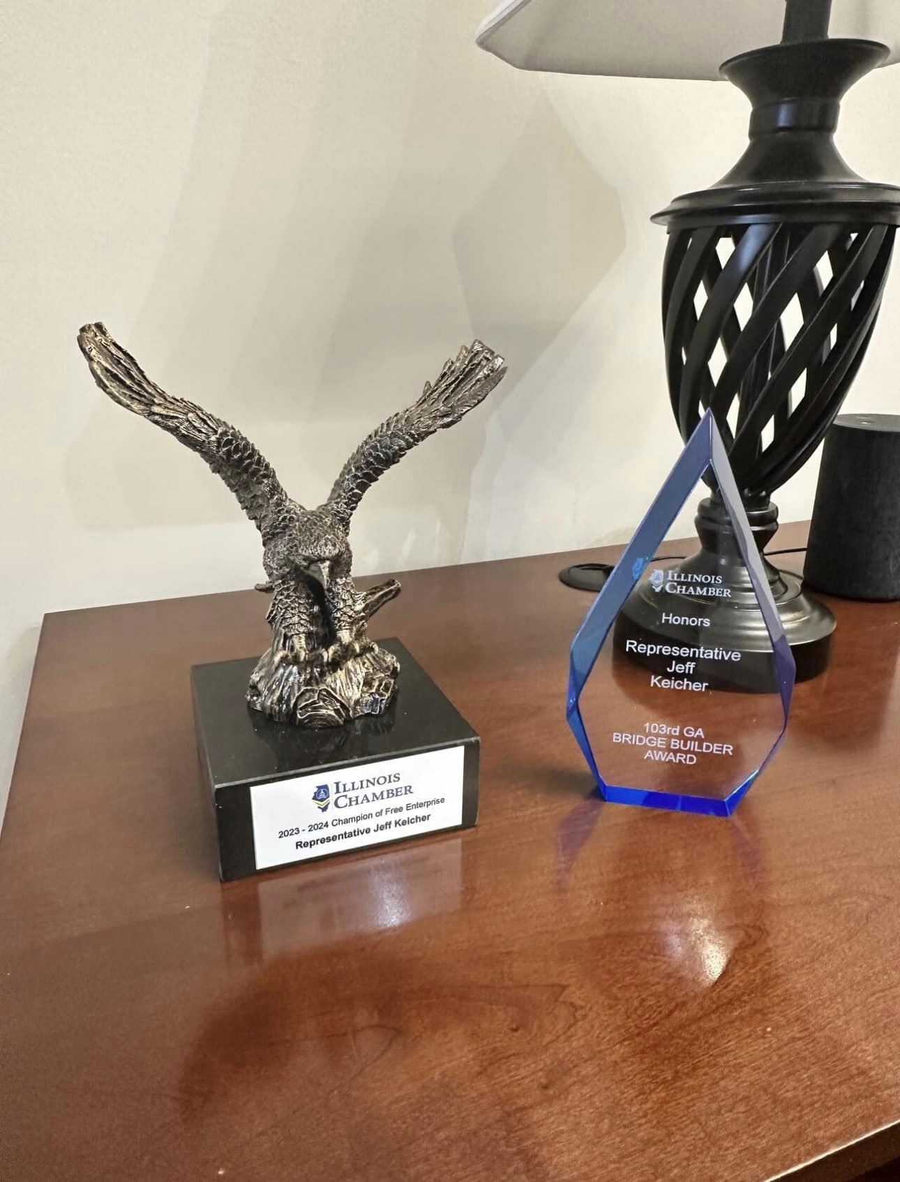 Rep. Keicher Honored for Work Supporting Business & Job Growth in